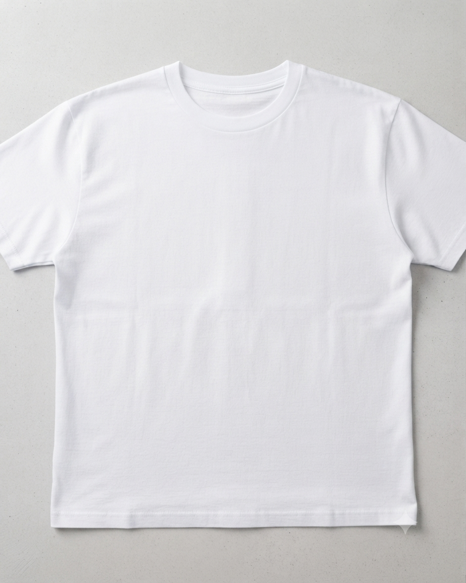 Womens Floral Embroided Cotton T-Shirt - White