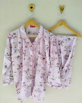 Lilac Rose Pyjamas With Free Scurnchie.
