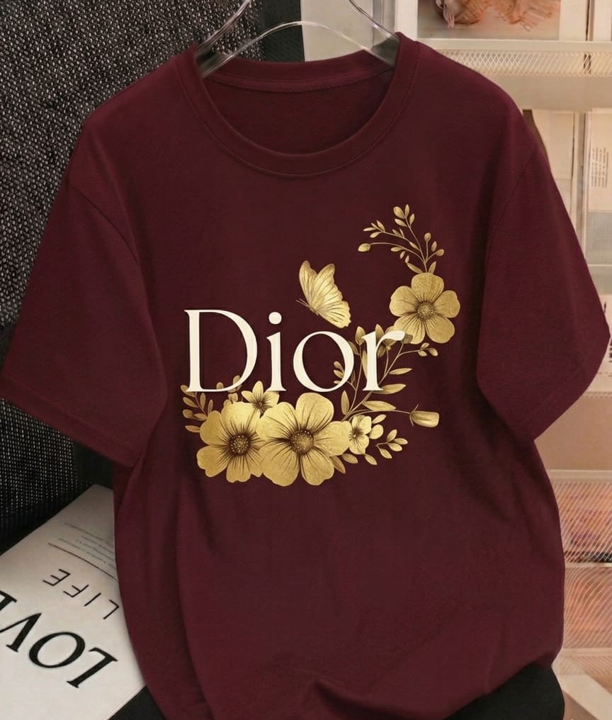 Maroon (Dir) oversize drop shoulder t-shirt