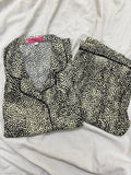 Cobra print summer linen pj suit